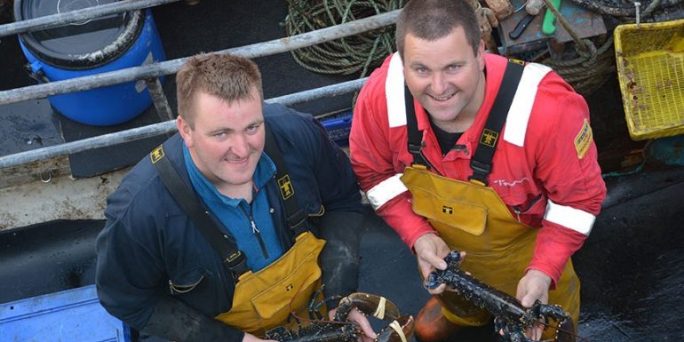 Donald Macleod And Finlay Ewan Macleod Scalpay Shellfish Crop